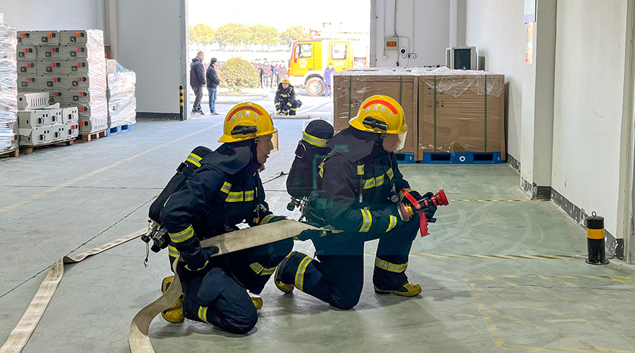 安全生产，预防第一 | 杏鑫娱乐储能开展2023年春季消防演练