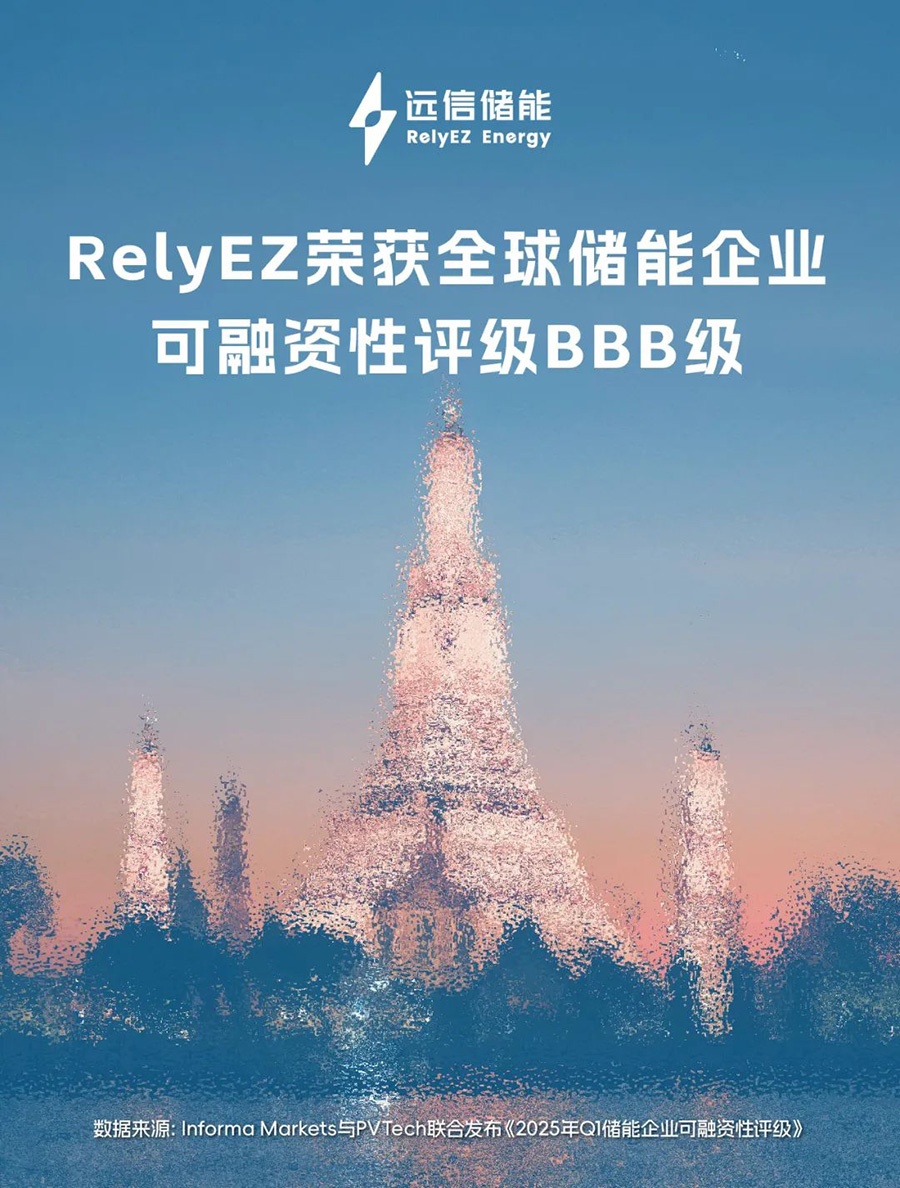权威认可！杏鑫娱乐储能斩获BBB评级，全球融资信誉再获力证