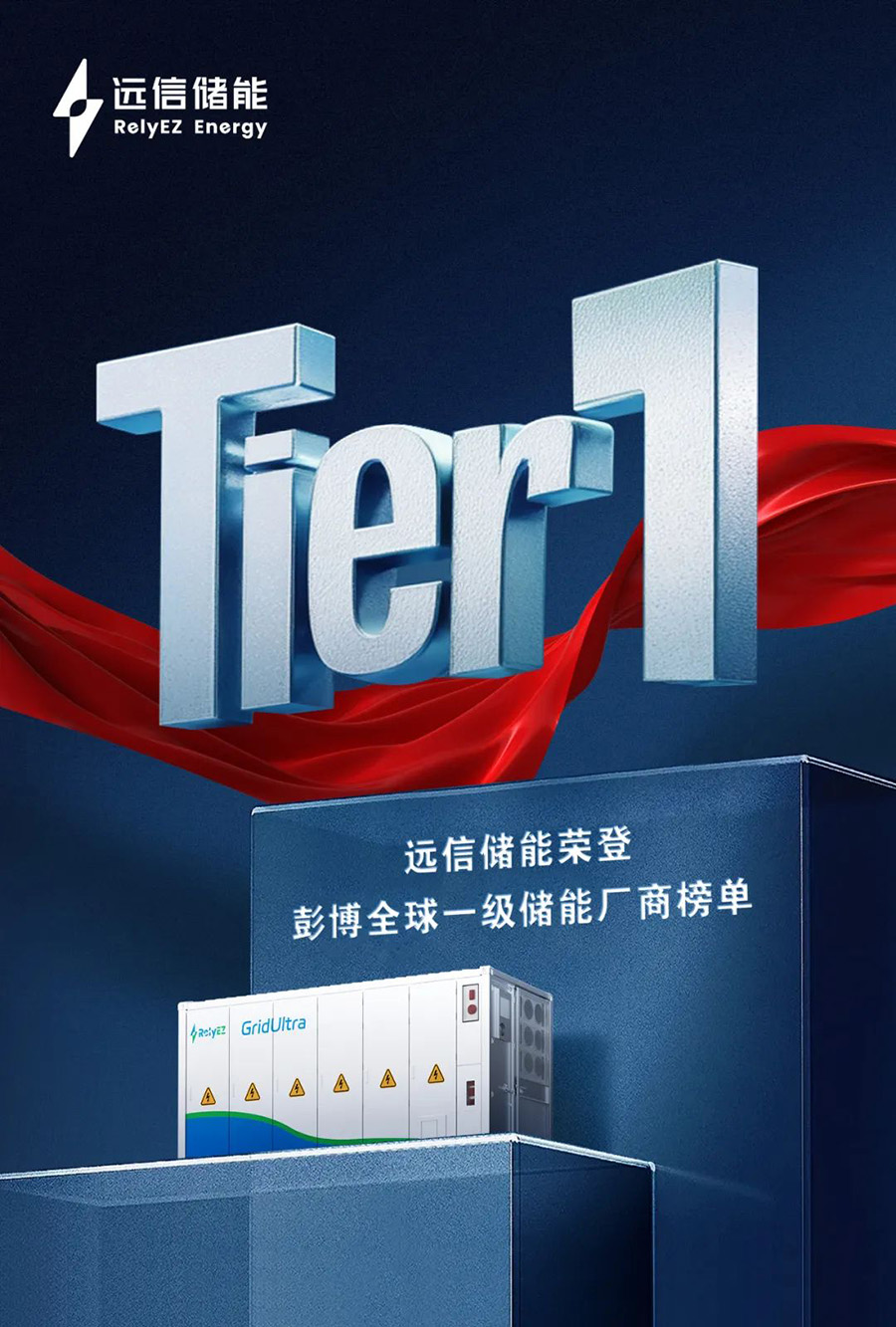 杏鑫娱乐储能荣登BNEF全球一级储能厂商榜单，软硬件协同AI创新，储能再进化！